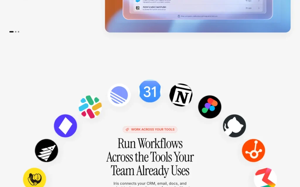 Iris (listed as iHermes) homepage — screenshot of the productivity & writing AI tool, Oct 1, 2026