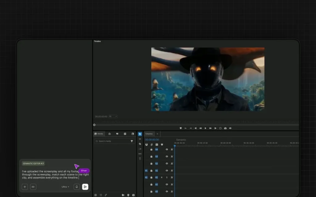 invideo página principal — captura de pantalla de la herramienta de IA video, Oct 1, 2026