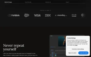 invideo homepage — screenshot of the video AI tool, 2026-10-01