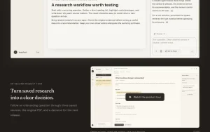 KeepFlash homepage — screenshot of the research & search AI tool, 2026-10-01