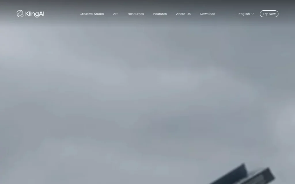 Kling AI homepage — screenshot of the video AI tool, Oct 28, 2026