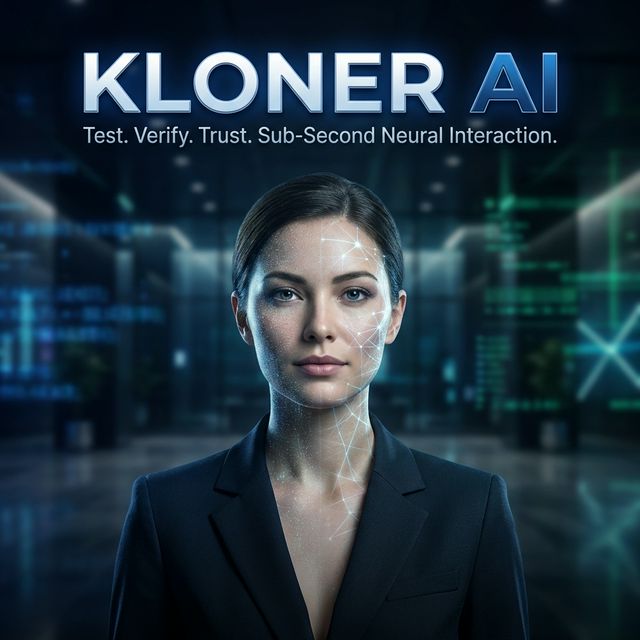 Capture d'écran de la page d'accueil de Kloner AI, outil d'IA vidéo