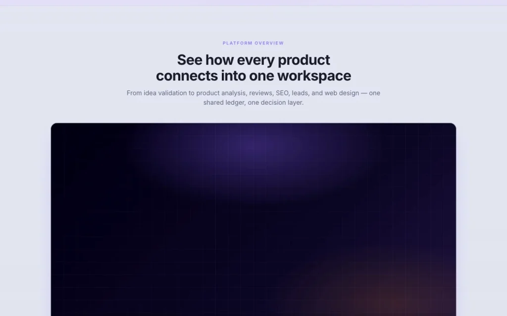 KnowInsideIQ homepage — screenshot of the research & search AI tool, Oct 1, 2026