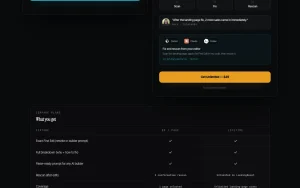 LandingBoost pricing page with plans and prices — screenshot of the productivity & writing AI tool, 2026-10-01
