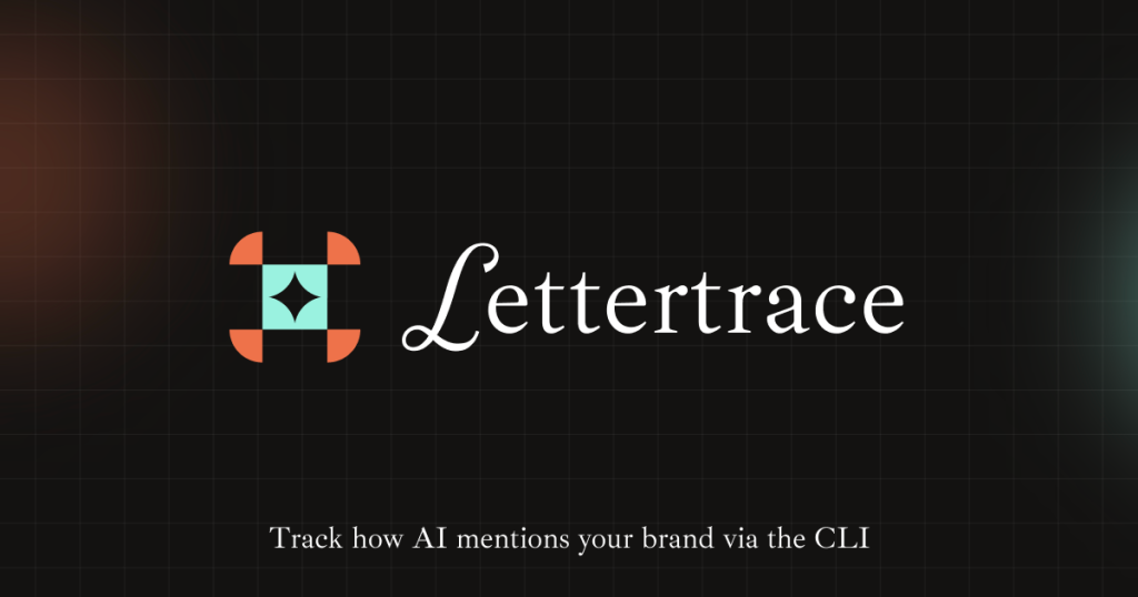 Lettertrace homepage screenshot, research & search AI tool