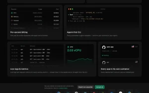 Lizard homepage — screenshot of the coding AI tool, 2026-10-01