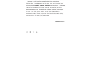 Manus documentation — screenshot of the chat assistants AI tool, 2026-10-02