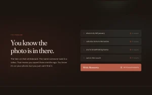 Memoria homepage — screenshot of the productivity & writing AI tool, 2026-10-01