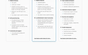 MindStudio pricing page with plans and prices — screenshot of the productivity & writing AI tool, 2026-10-01