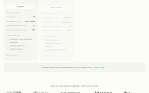 Mixdesk pricing page with plans and prices — screenshot of the productivity & writing AI tool, 2026-10-01
