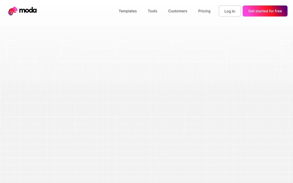 Moda Startseite – Screenshot des KI-Tools bilderzeugung, Oct 1, 2026