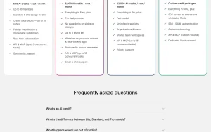 Moda pricing page with plans and prices — screenshot of the image generation AI tool, 2026-10-01