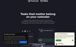 Morgen homepage — screenshot of the productivity & writing AI tool, 2026-10-01