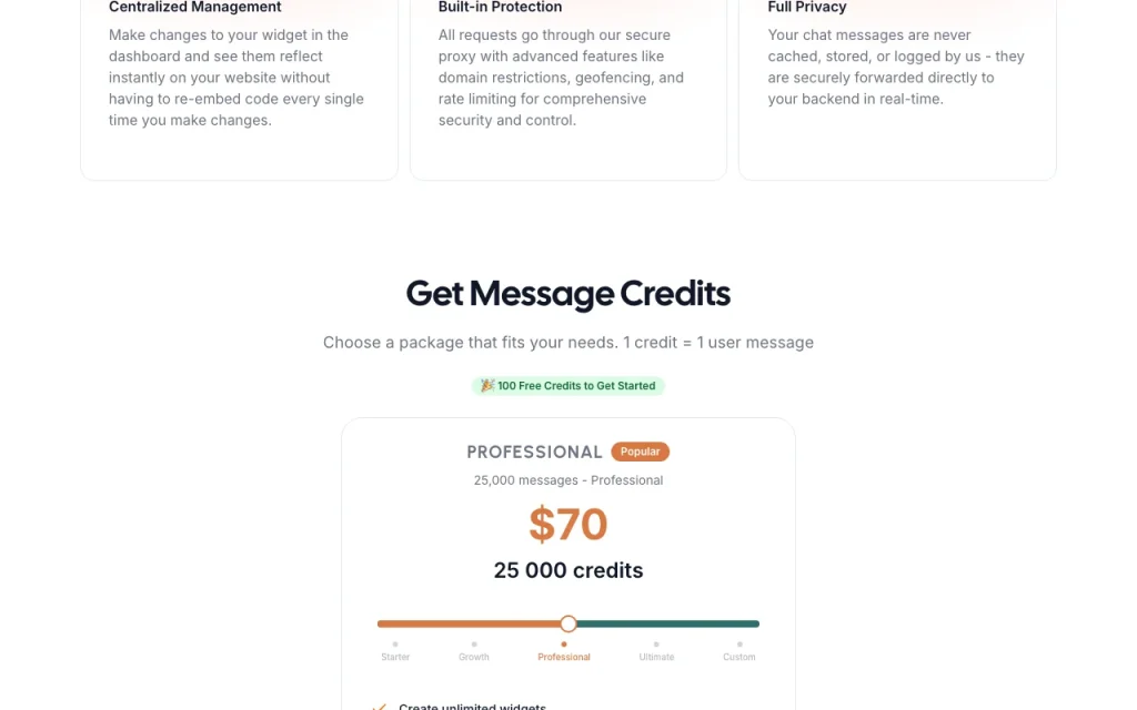 N8N Chat UI Preisseite mit Tarifen und Preisen – Screenshot des KI-Tools chat-assistenten, Oct 1, 2026