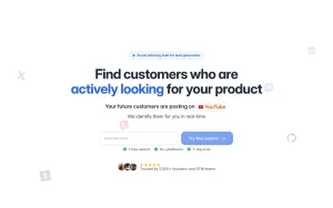 Needle homepage — screenshot of the research & search AI tool, 2026-10-01