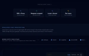 Observyze homepage — screenshot of the coding AI tool, 2026-10-01