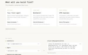 OpenComputer homepage — screenshot of the coding AI tool, 2026-10-02