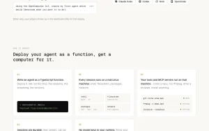 OpenComputer homepage — screenshot of the coding AI tool, 2026-10-02