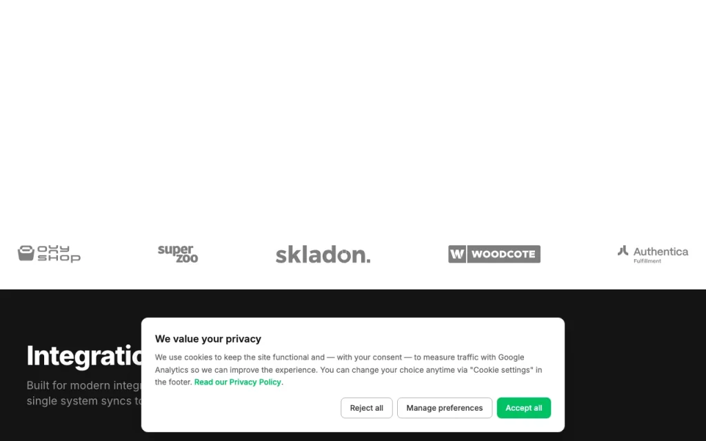 Orchesty homepage — screenshot of the coding AI tool, Oct 1, 2026