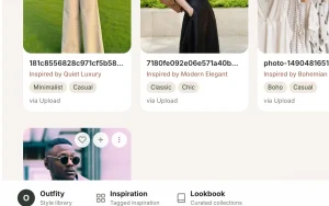 Outfity homepage — screenshot of the productivity & writing AI tool, 2026-10-02