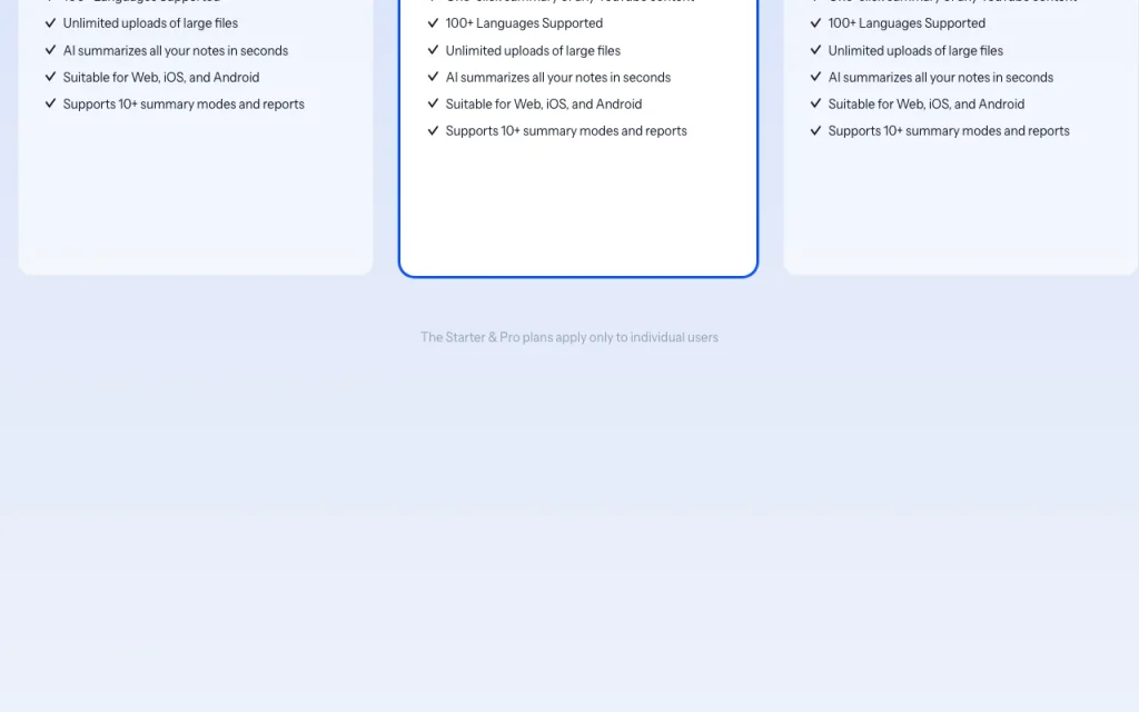Owll.ai page de tarifs avec offres et prix — capture d'écran de l'outil d'IA productivité et rédaction, Oct 1, 2026