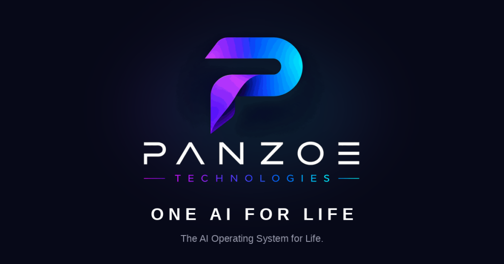 Capture d'écran de la page d'accueil de Panzoe, outil d'IA productivité et rédaction