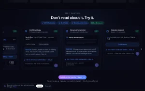 Panzoe homepage — screenshot of the productivity & writing AI tool, 2026-10-01