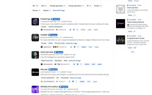 Pinokio homepage — screenshot of the productivity & writing AI tool, 2026-10-01