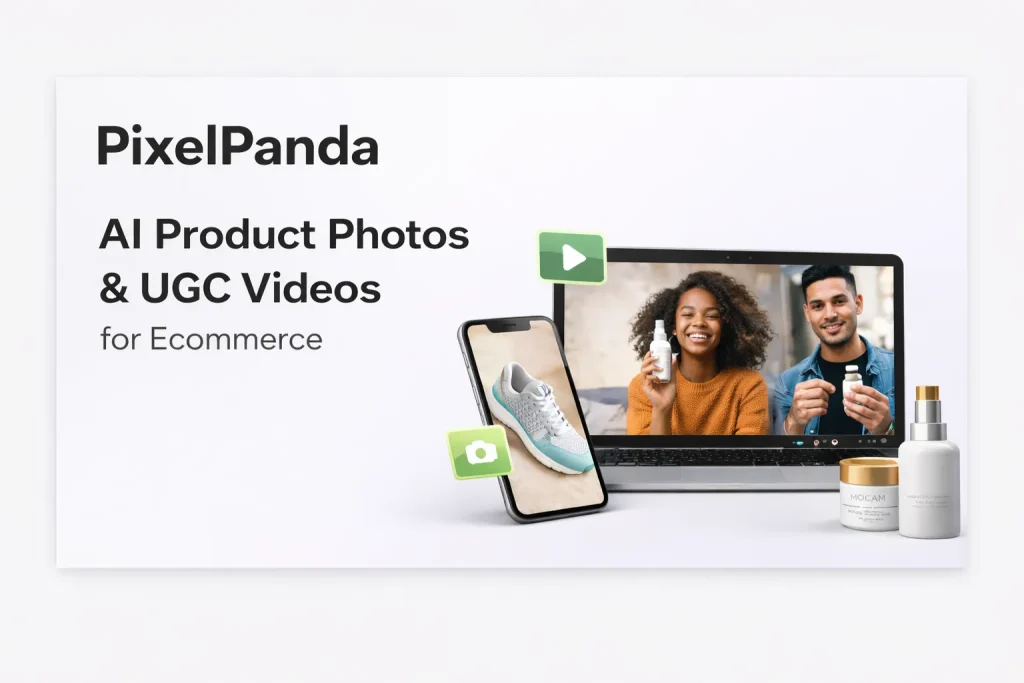 PixelPanda homepage screenshot, image generation AI tool