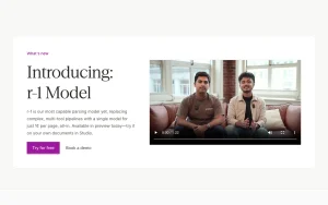 Reducto homepage — screenshot of the productivity & writing AI tool, 2026-10-01