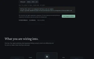 Reflexio homepage — screenshot of the coding AI tool, 2026-10-01