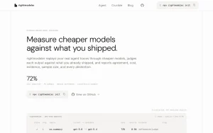 rightmodeler homepage — screenshot of the coding AI tool, 2026-10-01