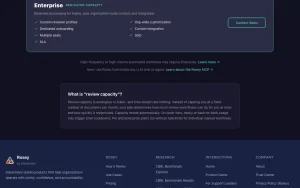 Rosey (by InSummary) pricing page with plans and prices — screenshot of the productivity & writing AI tool, 2026-10-01