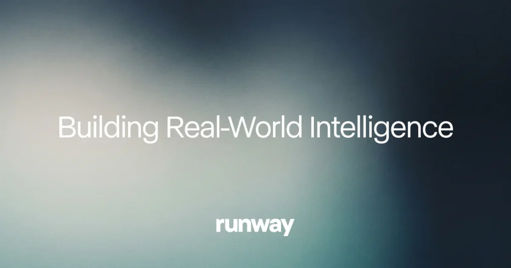 Captura de la página de inicio de Runway, herramienta de IA video