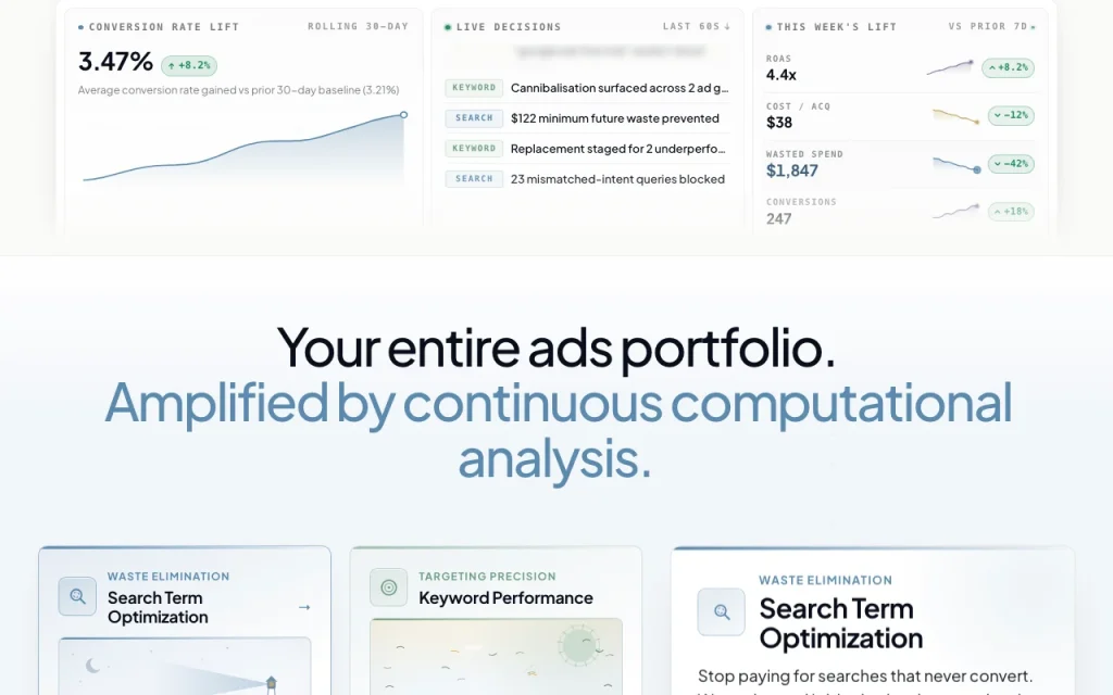 Scaletrics homepage — screenshot of the productivity & writing AI tool, Oct 1, 2026
