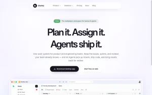 Sharkly homepage — screenshot of the coding AI tool, 2026-10-01