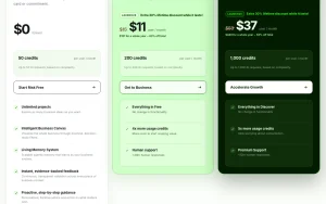 siift pricing page with plans and prices — screenshot of the productivity & writing AI tool, 2026-10-01