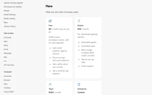 Skydive pricing page with plans and prices — screenshot of the productivity & writing AI tool, 2026-10-02