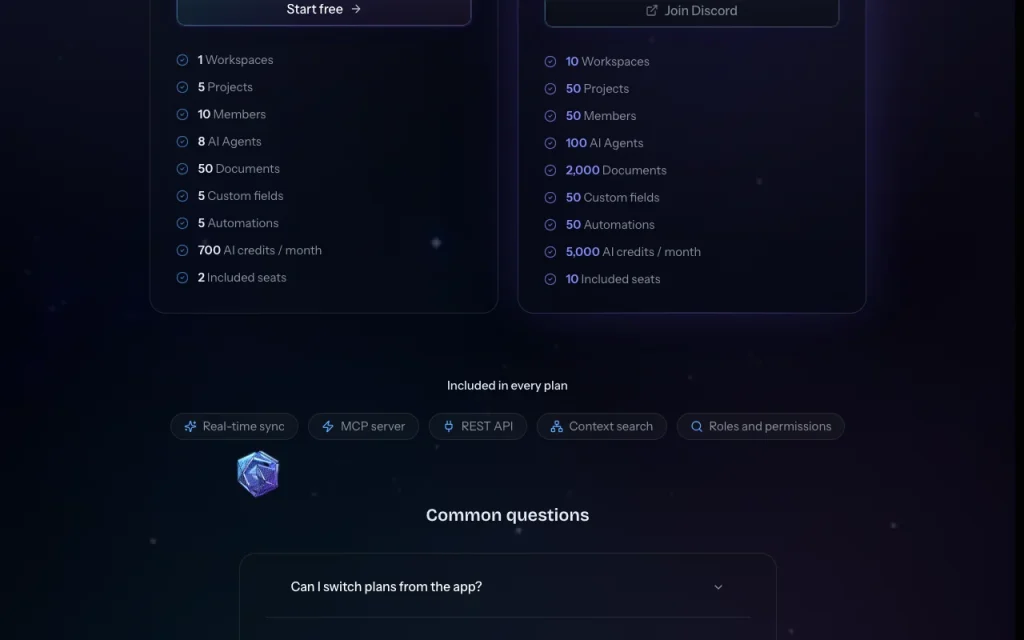 Stellary Preisseite mit Tarifen und Preisen – Screenshot des KI-Tools produktivität & schreiben, Oct 1, 2026
