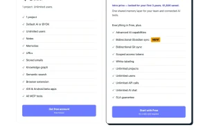 Streamient (formerly Kumbukum) pricing page with plans and prices — screenshot of the productivity & writing AI tool, 2026-10-01