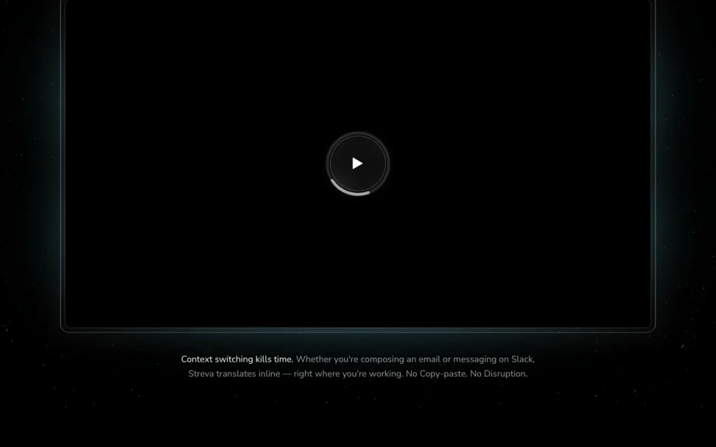 Streva homepage — screenshot of the audio & voice AI tool, Oct 2, 2026