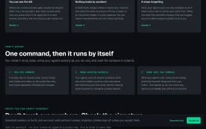 Surfil homepage — screenshot of the coding AI tool, 2026-10-01