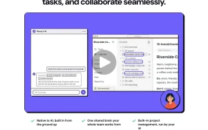 TeamBrain homepage — screenshot of the productivity & writing AI tool, 2026-10-01