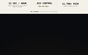 TimeBolt homepage — screenshot of the video AI tool, 2026-10-01