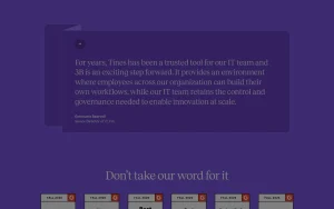 Tines 3B pricing page with plans and prices — screenshot of the productivity & writing AI tool, 2026-10-01