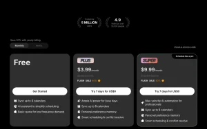Toki pricing page with plans and prices — screenshot of the productivity & writing AI tool, 2026-10-01
