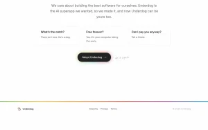 Underdog pricing page with plans and prices — screenshot of the productivity & writing AI tool, 2026-10-01