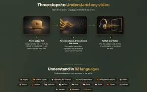 Vaivox homepage — screenshot of the audio & voice AI tool, 2026-10-01