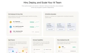 Verse homepage — screenshot of the productivity & writing AI tool, 2026-10-01