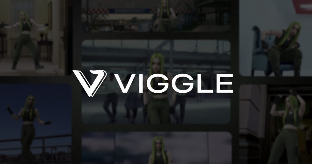 Viggle homepage screenshot, video AI tool